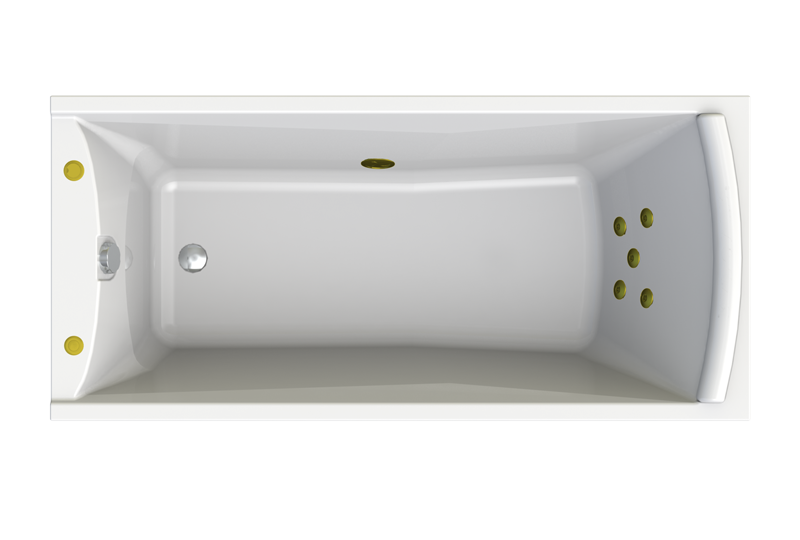 Гидромассажные системы - Гидромассаж Стандарт (Bronze) к ванне Вега для (Radomir Вега 168x78)